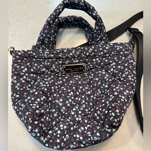Marc Jacobs Mini Quilted Crossbody Tote Flower Print